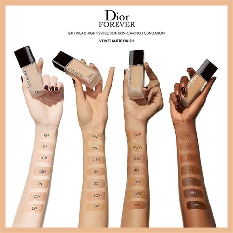 dior forever matte foundation sample|christian dior forever foundation shades.